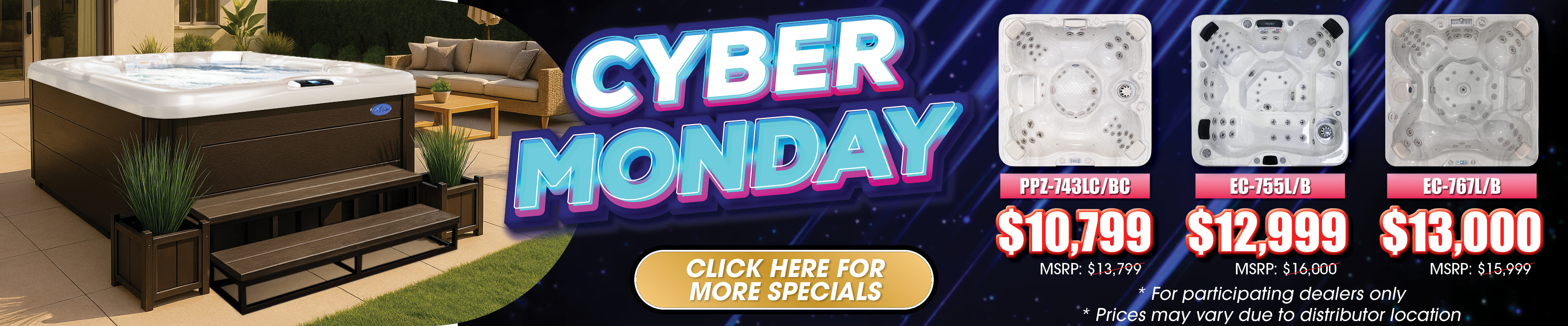 Calspas hot tub being used in a family setting - Lincoln