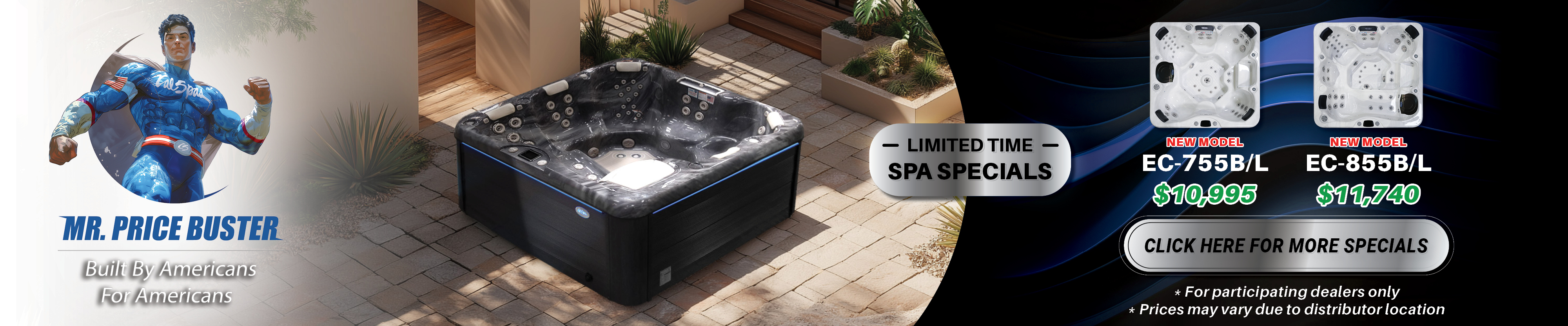 Calspas hot tub being used in a family setting - Lincoln